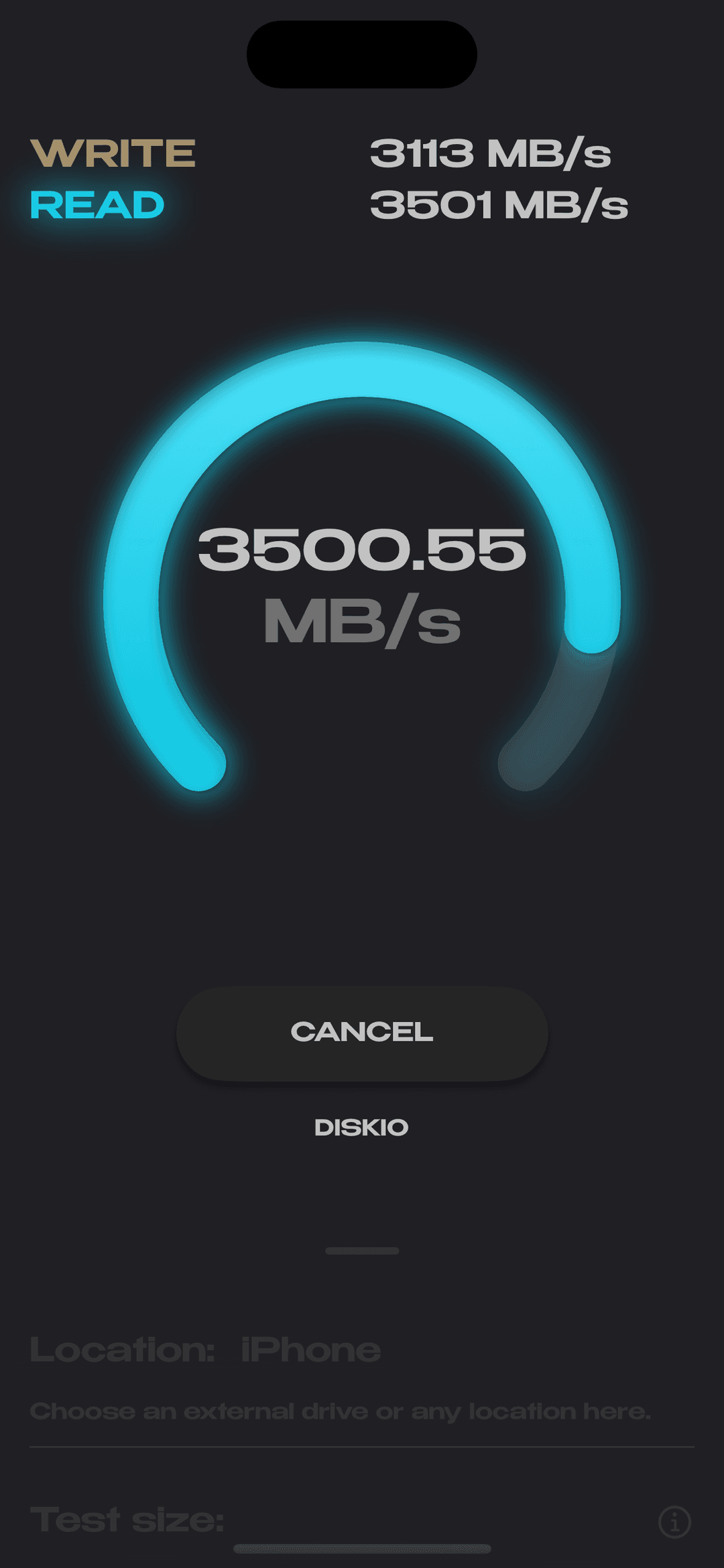 Diskio App Screenshot